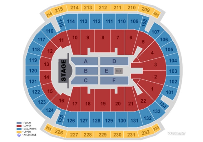 Prudential Center Seating Chart In Newark NJ