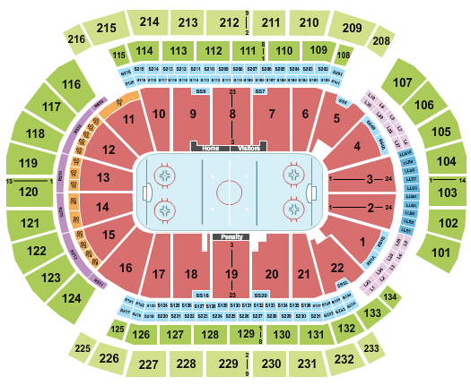 Prudential Center Seating Chart Star Tickets