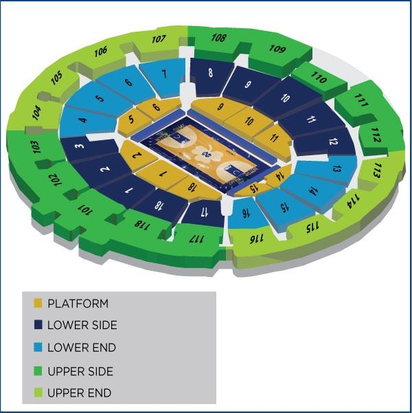 Purcell Pavilion Seating Chart
