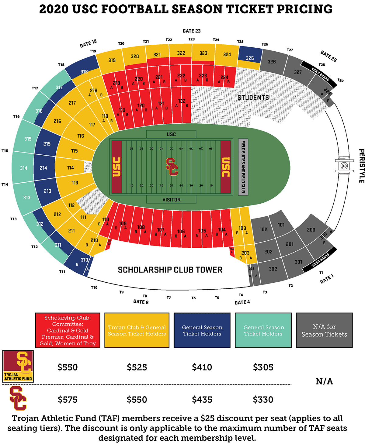 Purcell Pavilion Seating Chart
