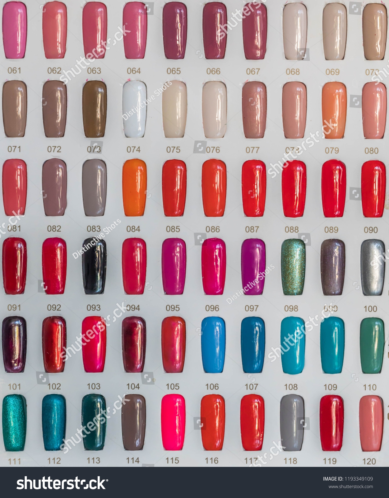 R S Nail Color Chart 12 Nail Colors Gel Polish Colors Color Chart 