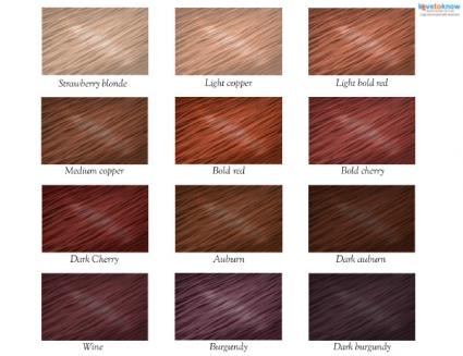 Red Hair Color Chart LoveToKnow