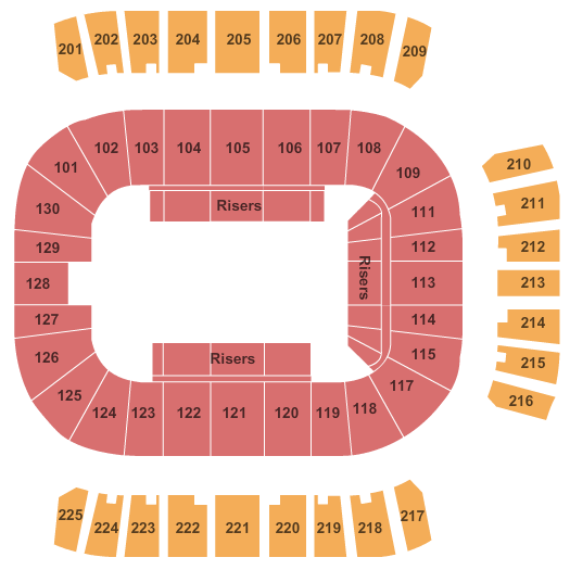 Reed Arena Tickets Seating Chart Event Tickets Center