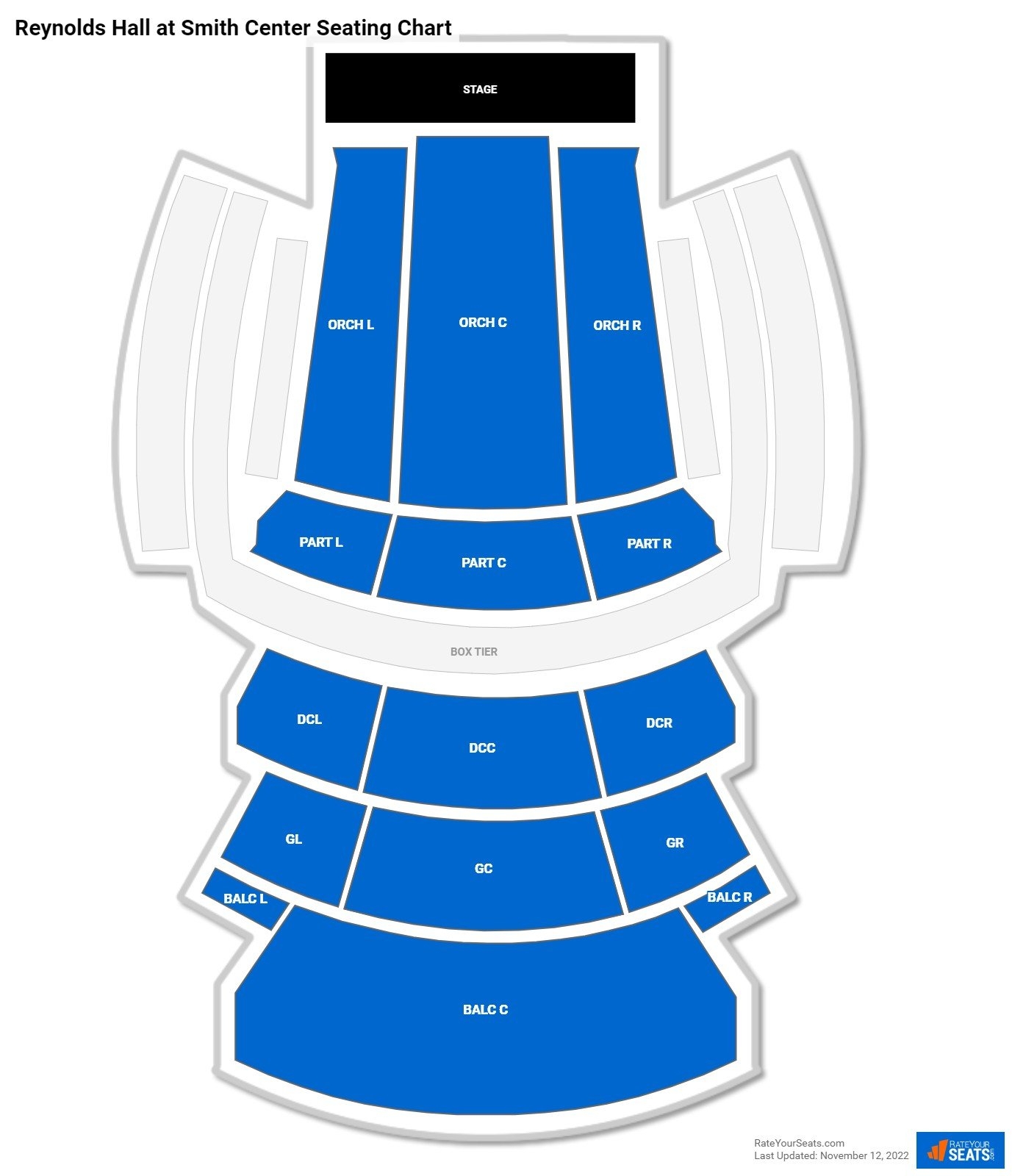 Reynolds Hall At Smith Center Seating Chart RateYourSeats
