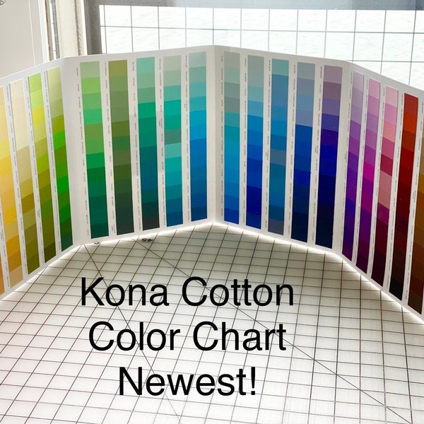 Robert Kaufman Kona Color Chart Etsy
