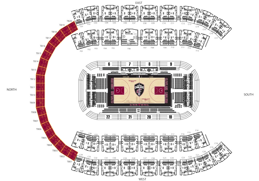 Rocket Mortgage Arena Seating Chart