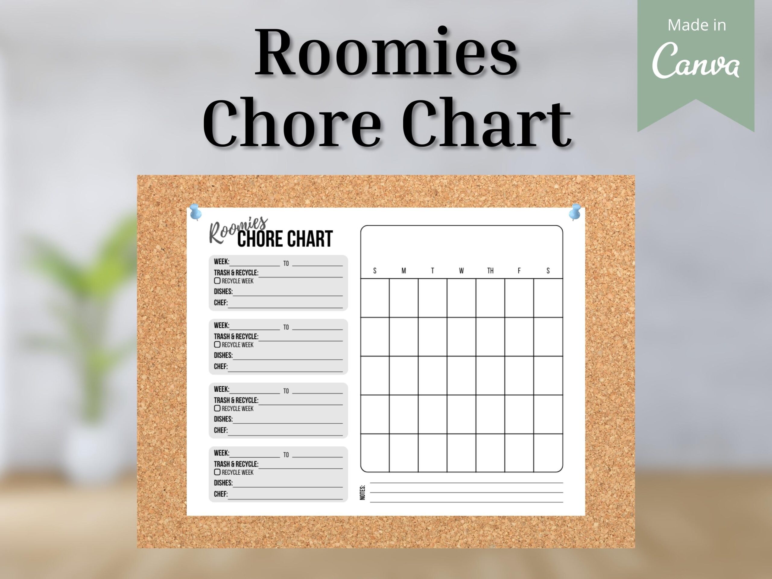Roommates Chore Chart Template Customizable Chore Chart Template Adult 