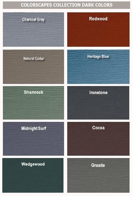 Royal Vinyl Siding Color Chart