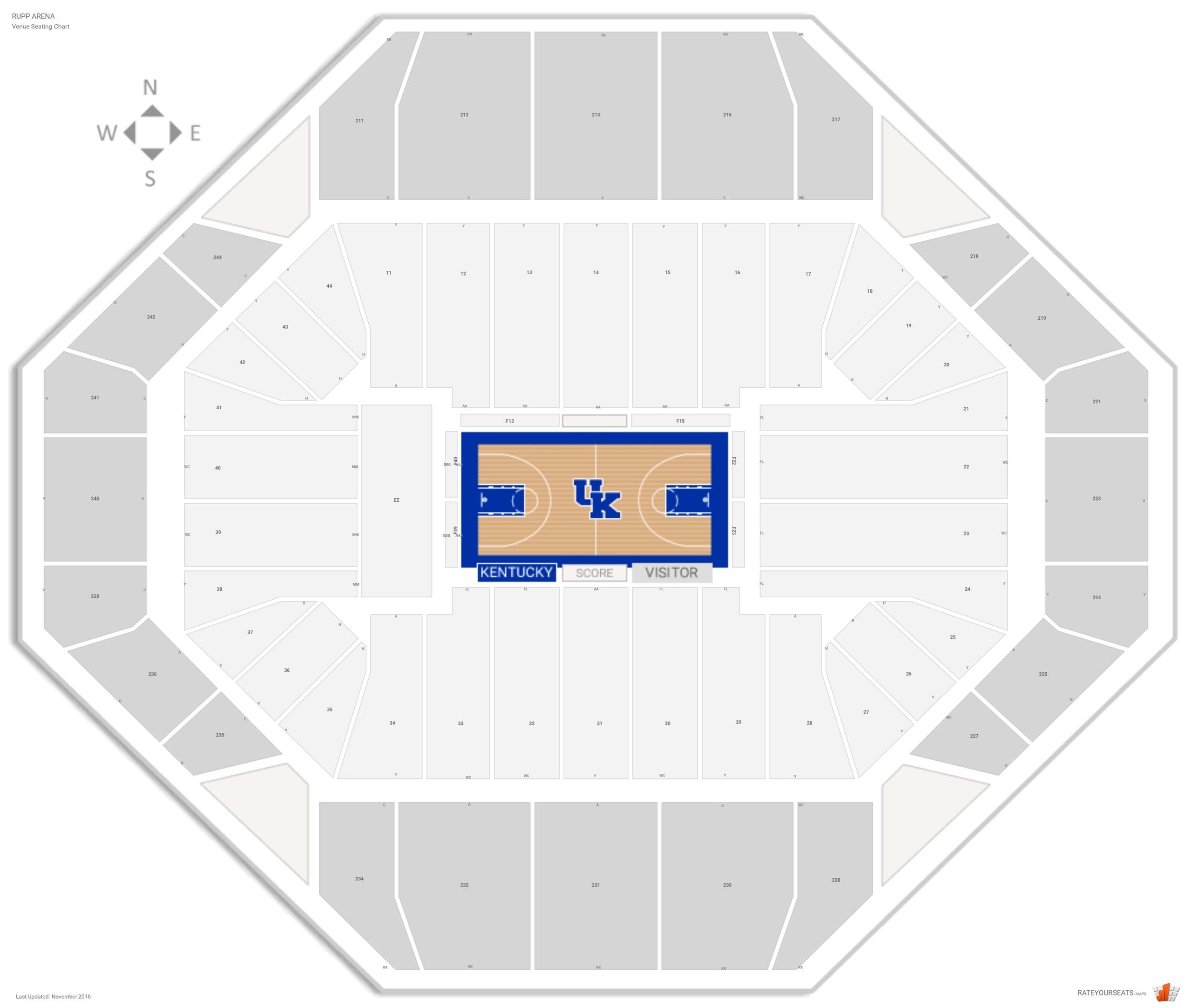 rupp arena lexington ky seating chart rupp arena lexington ky seating chart