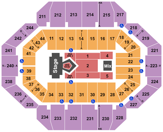Rupp Arena Seating Chart Rows Seats And Club Seats