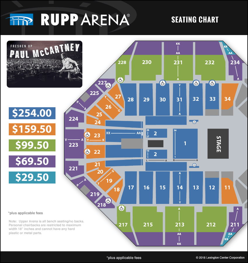 Rupp Arena Seating Chart With Seat Numbers Cabinets Matttroy