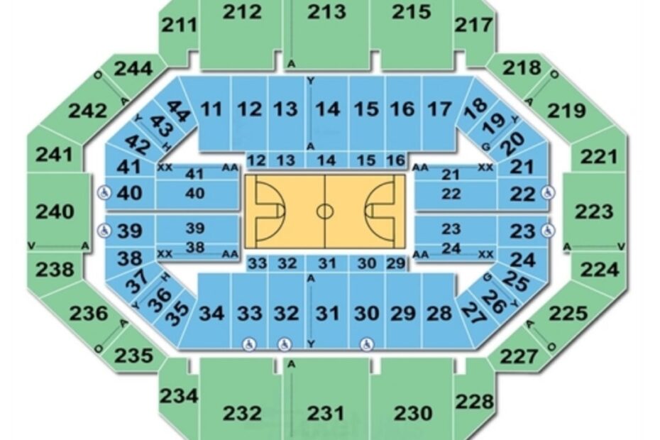 Rupp Arena Stadium Seating Chart Arena Seating Chart
