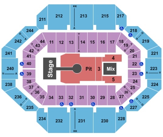 Rupp Arena Tickets In Lexington Kentucky Rupp Arena Seating Charts 
