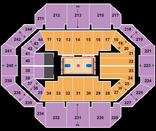 Rupp Arena Tickets In Lexington Kentucky Rupp Arena Seating Charts 