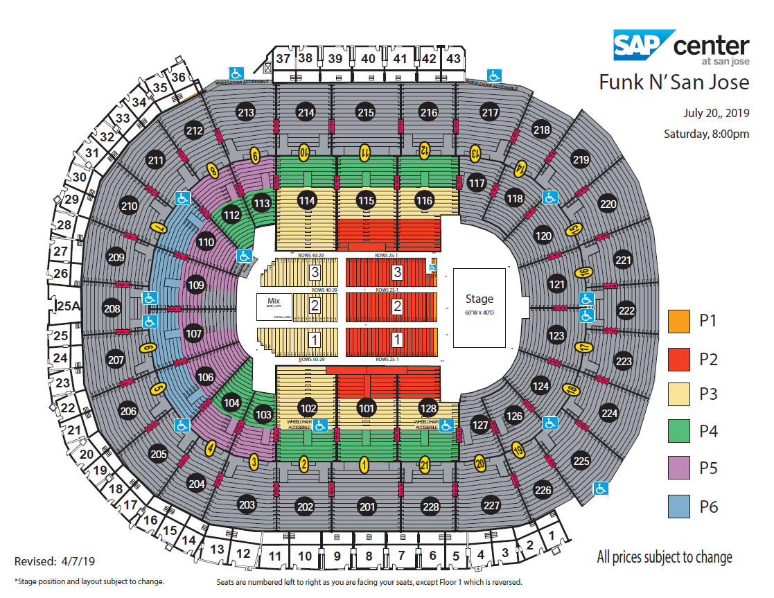 Sap Arena San Jose Seating Chart Portal posgradount edu pe