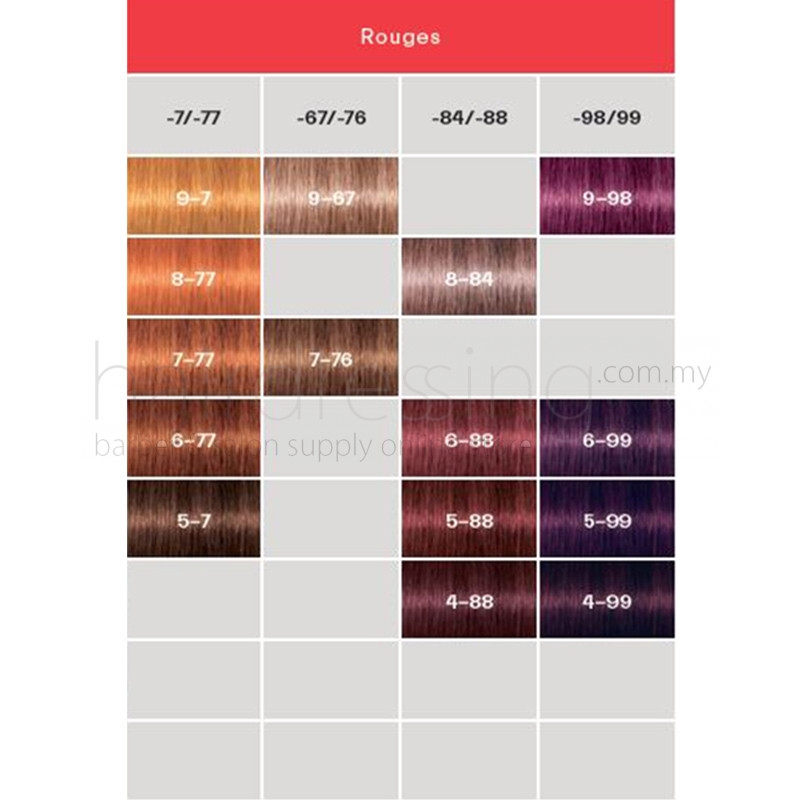 Schwarzkopf Igora Royal Color Chart Pdf Free Infoupdate