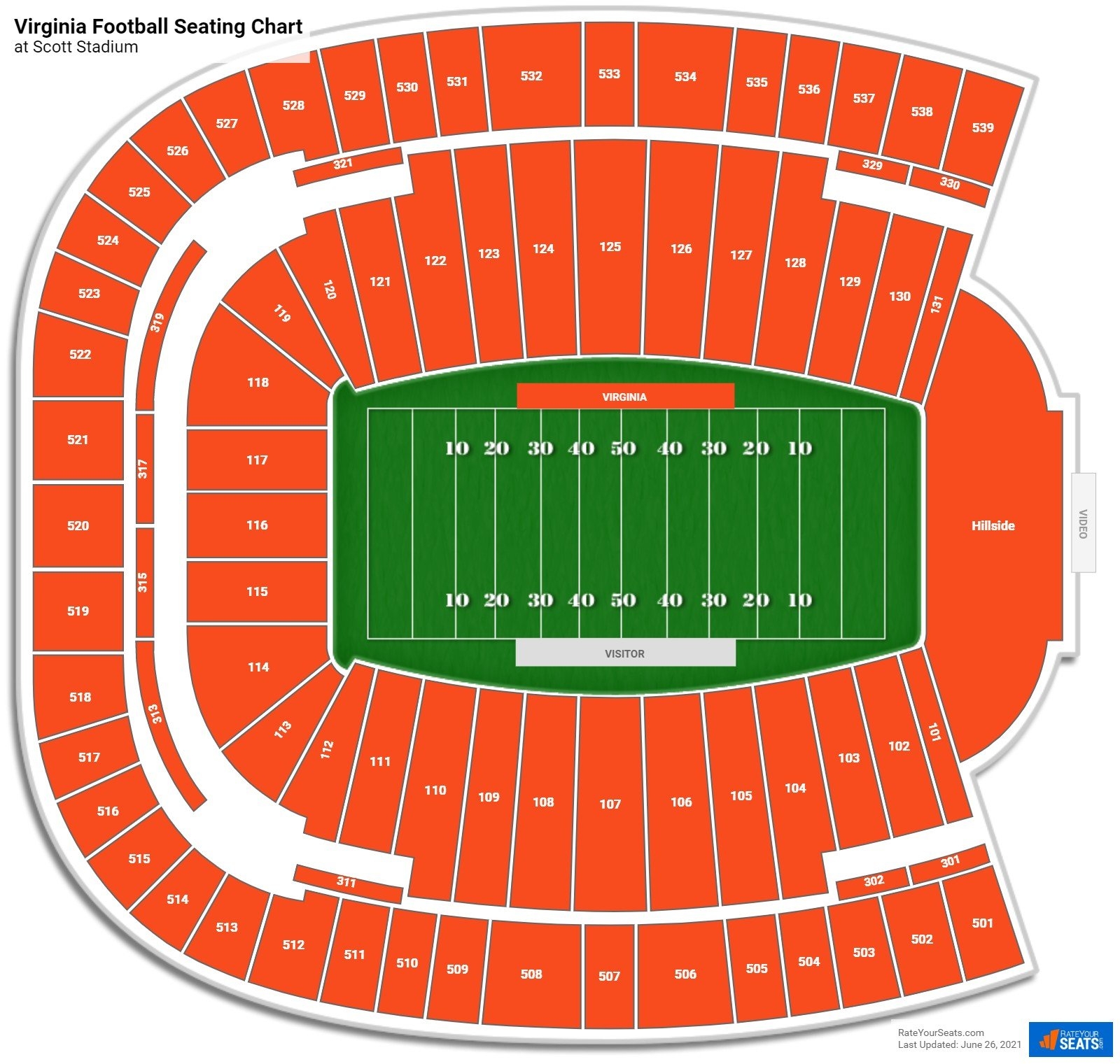 Scott Stadium Seating Chart Cabinets Matttroy Scott Stadium Seating Chart Cabinets Matttroy