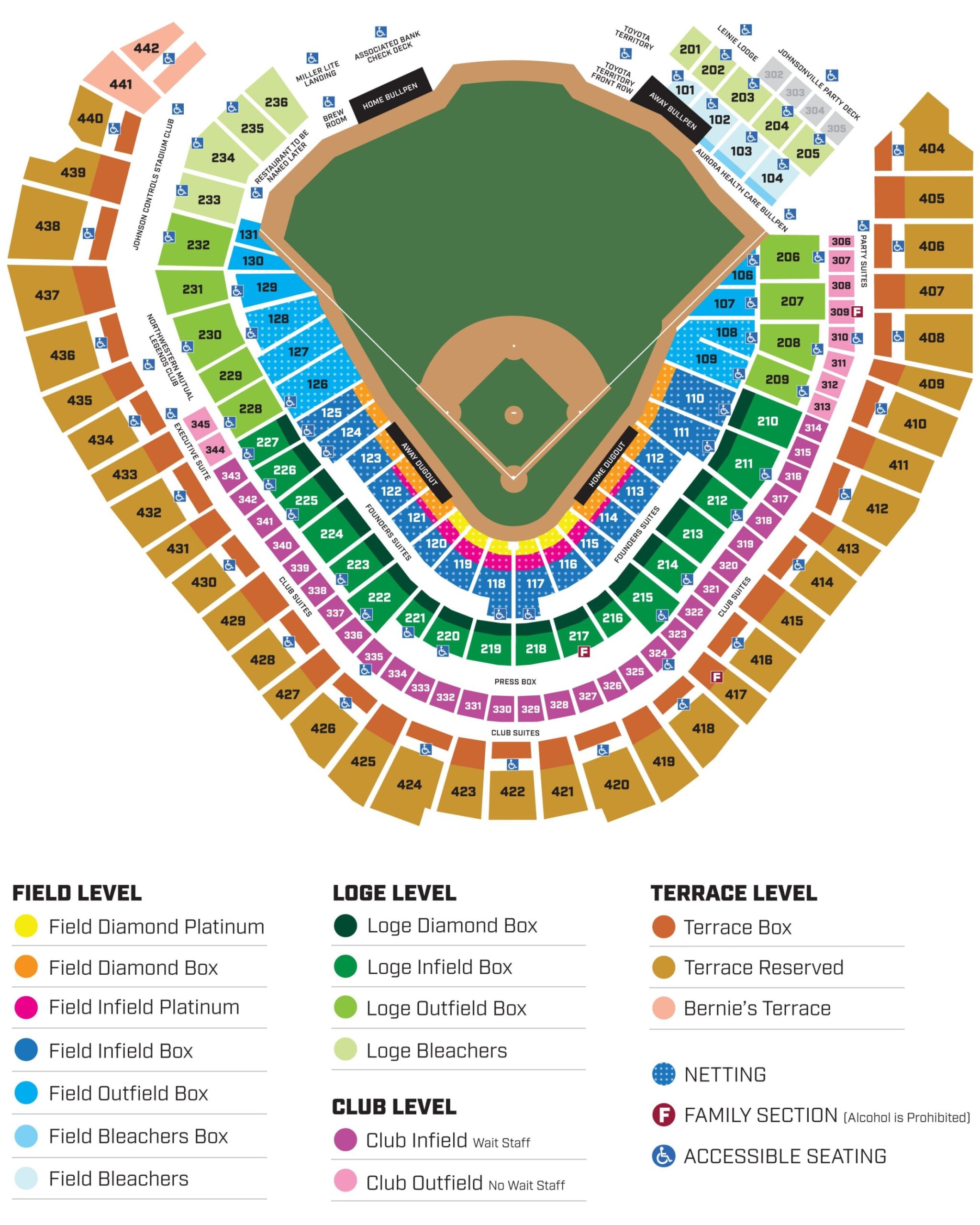 brewers stadium seating chart brewers stadium seating chart