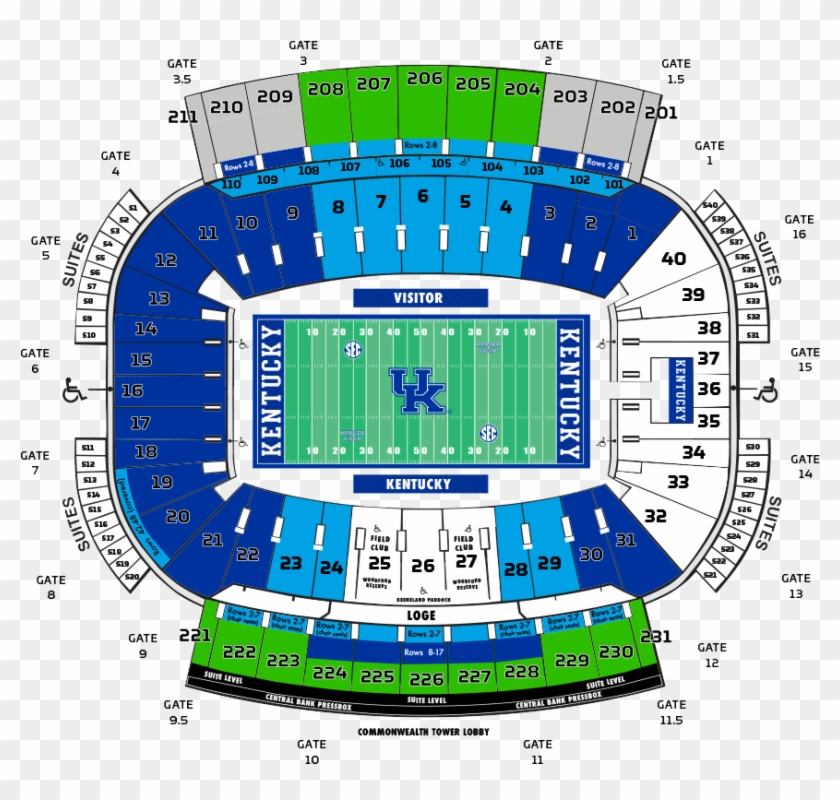 Seating Chart At Kroger Field Keski
