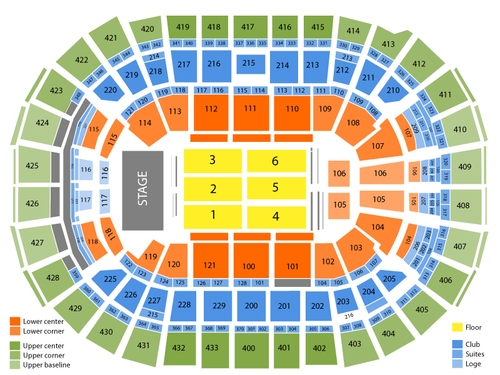 Seating Chart Capital One Arena Washington D C