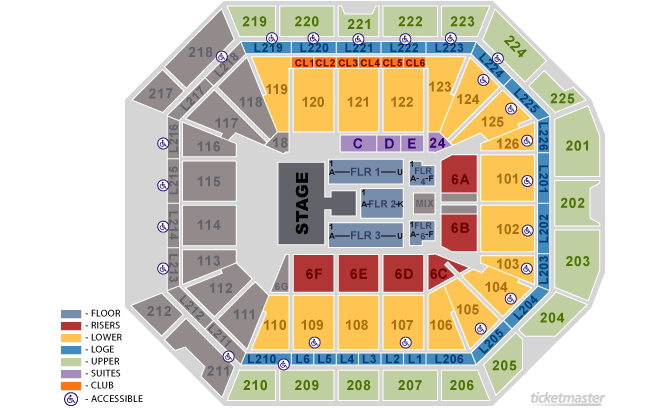 Seating Chart Petersen Events Center