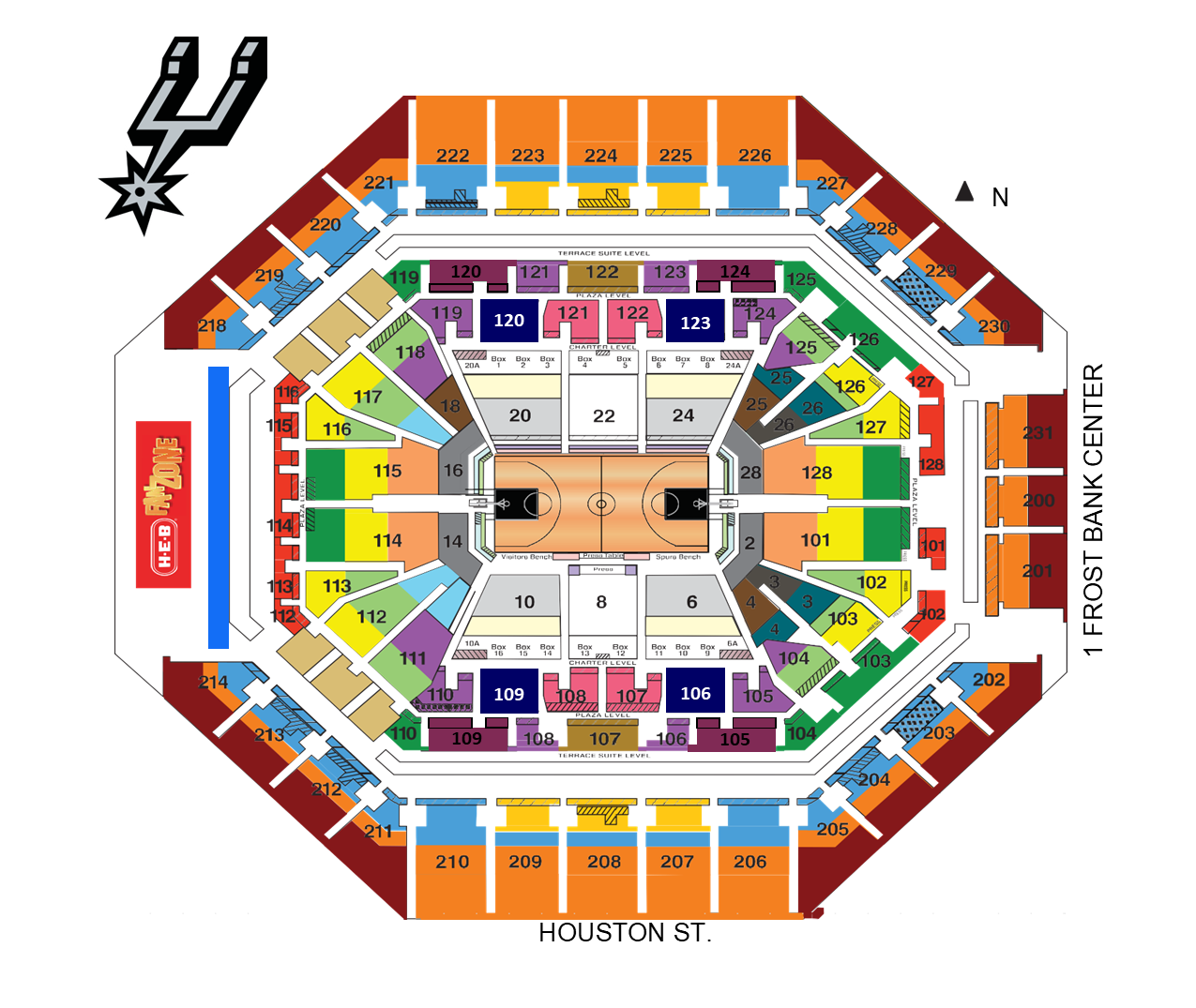 Seating Charts Frost Bank Center