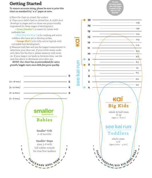 See Kai Run Shoe Sizing Chart Printable Pdf Download