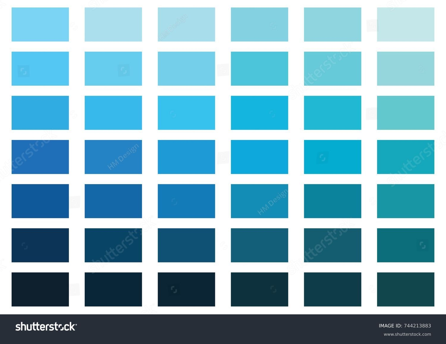 color chart for blue color chart for blue