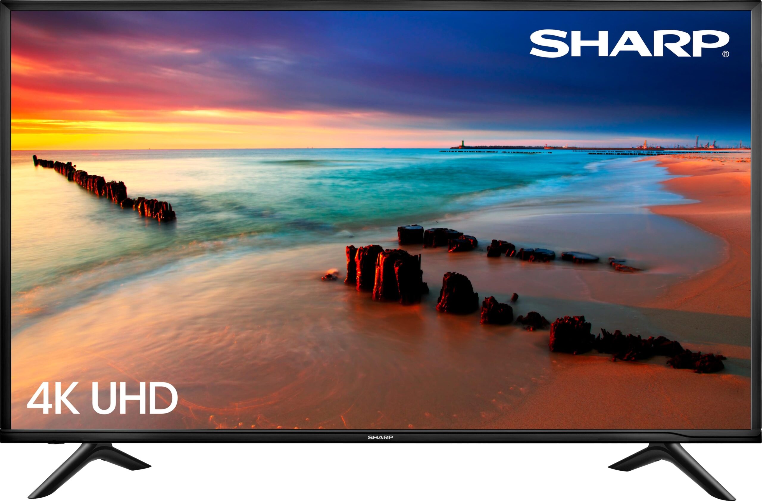 Sharp 60 quot Class LED 2160p Smart 4K UHD TV With HDR LC 60P6070U Best Buy