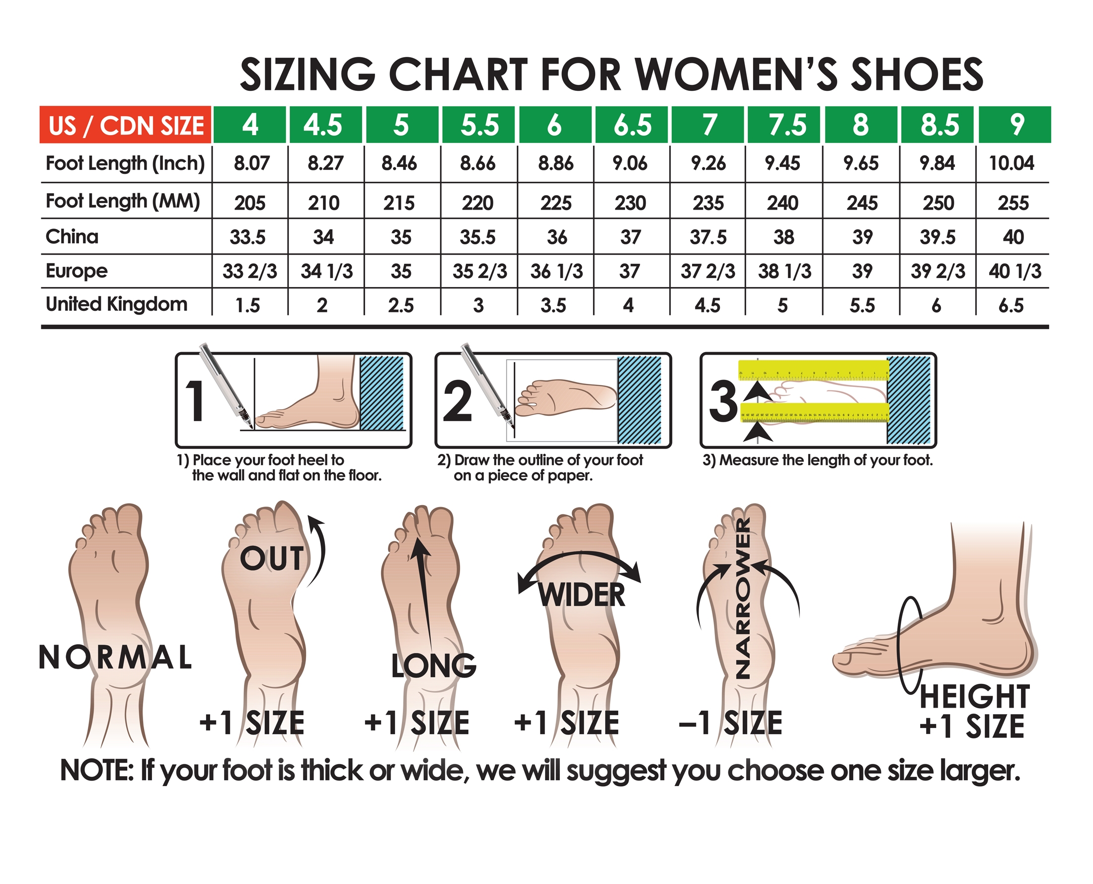 Shoe Size Chart To Help Determine The Perfect Fit Li Ning