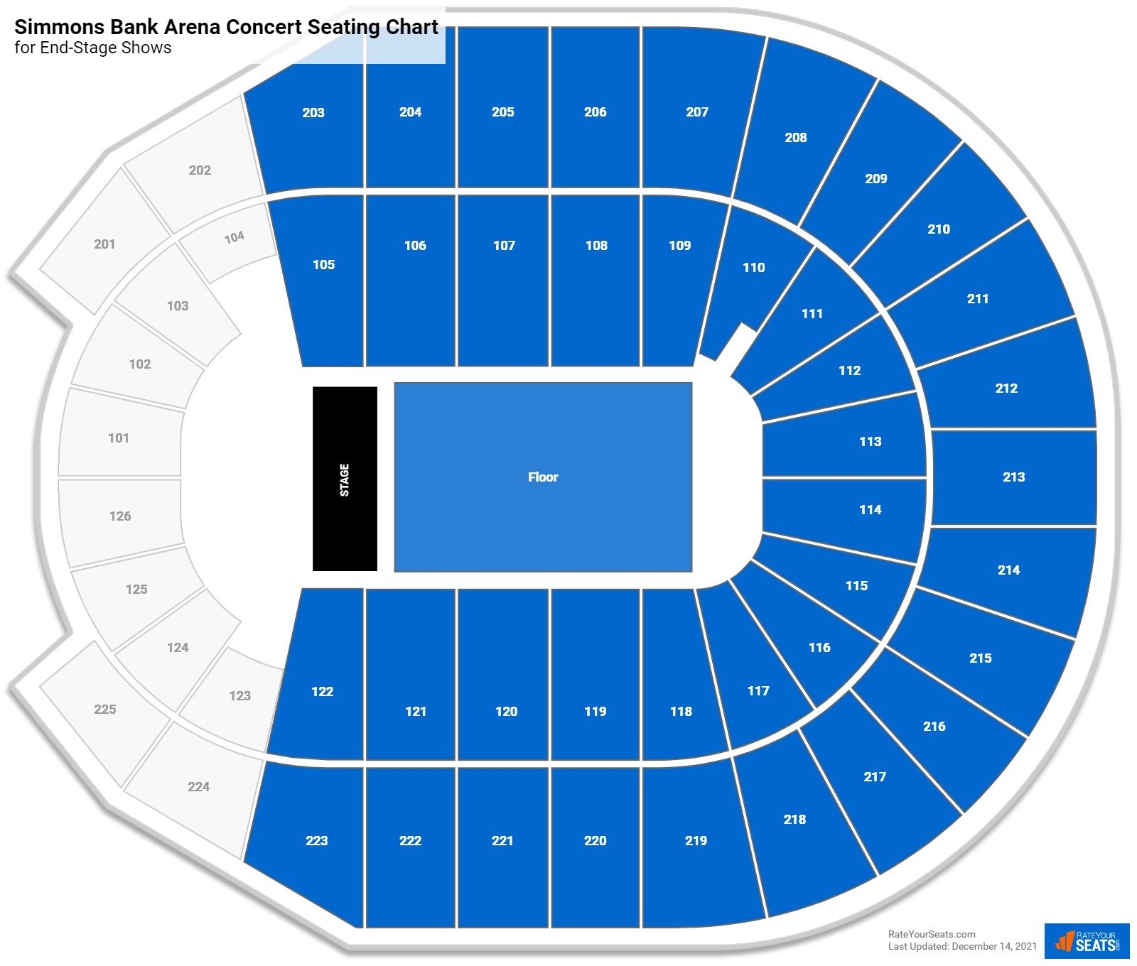 Simmons Bank Arena Seating Chart RateYourSeats