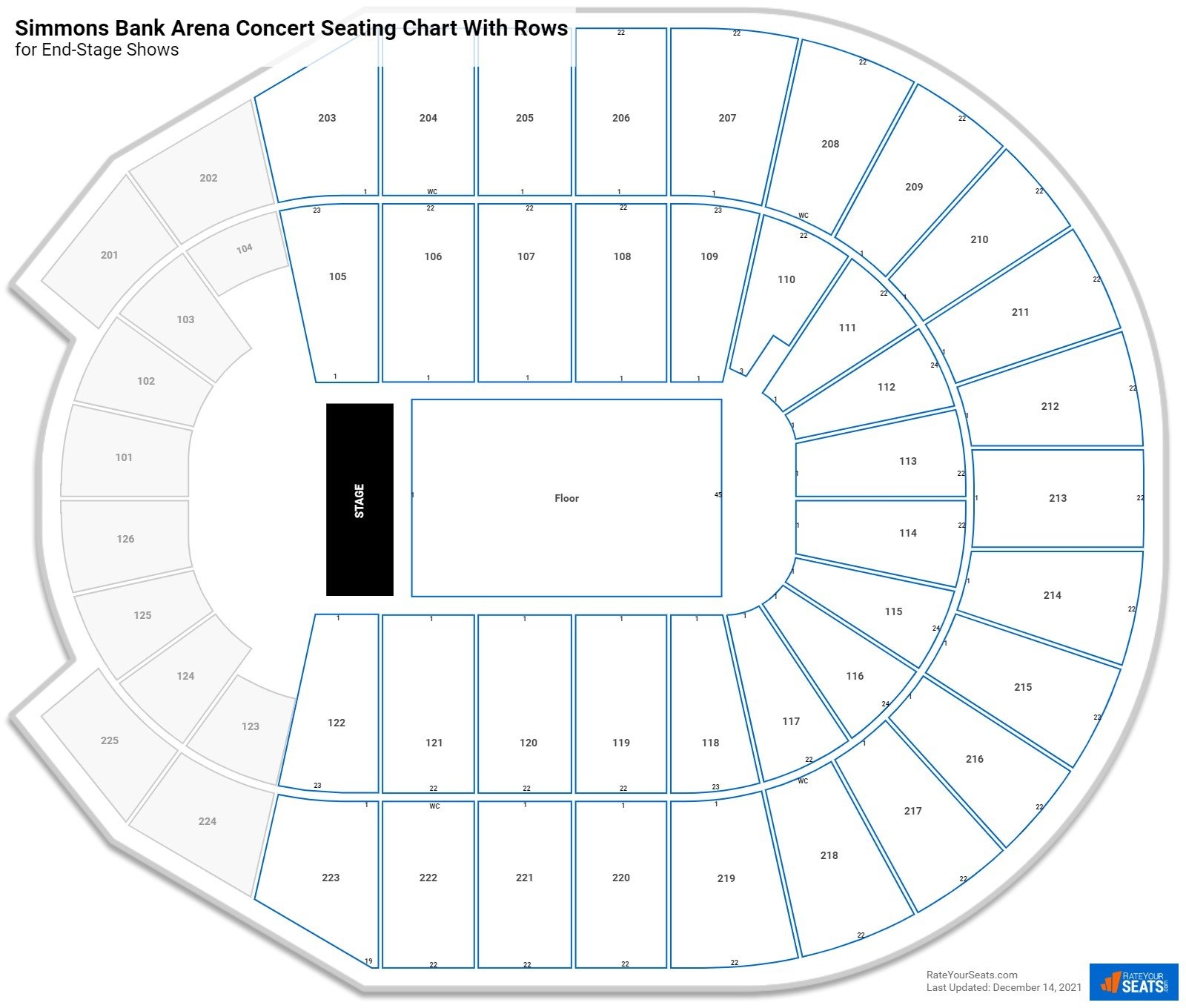 Simmons Bank Arena Seating Chart RateYourSeats