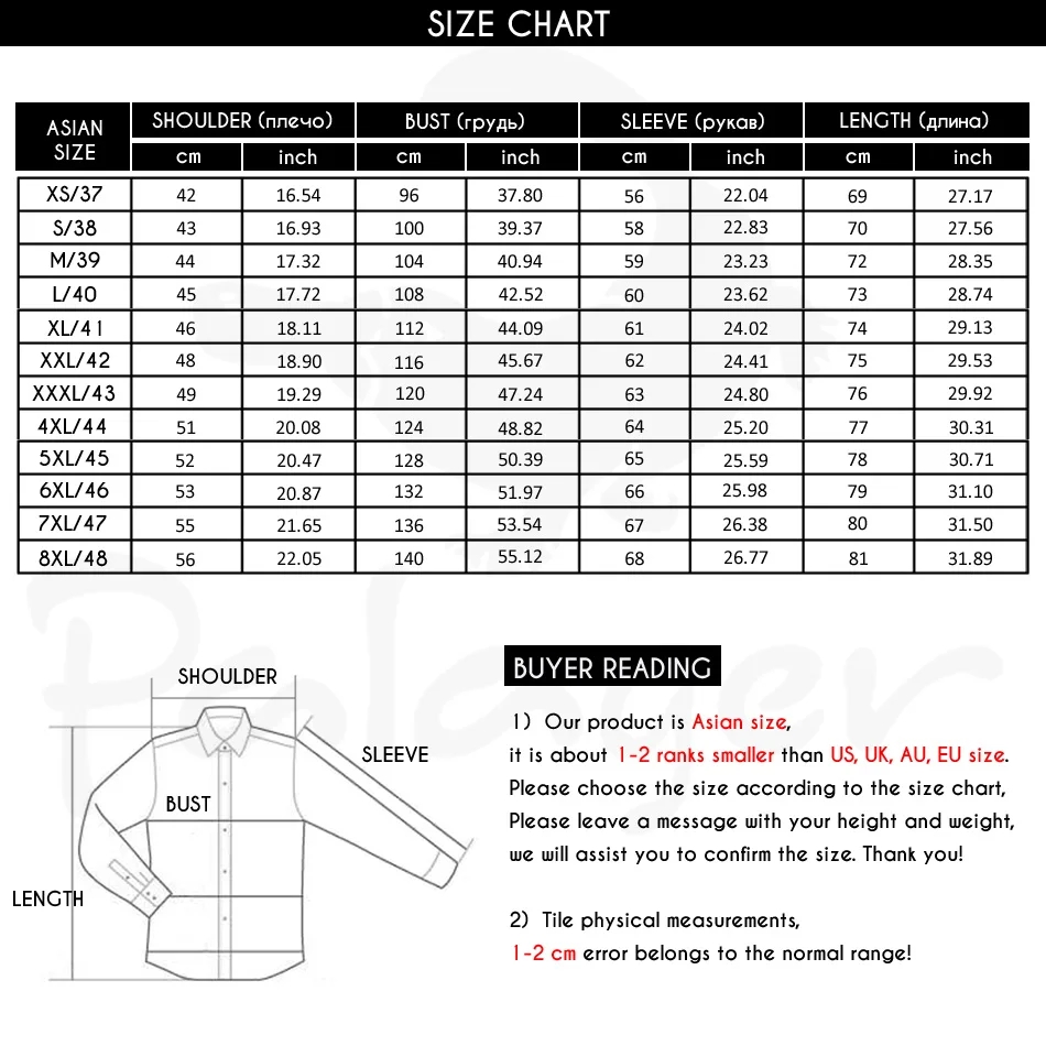Size Chart For Mens Dress Shirts A Visual Reference Of Charts Chart 