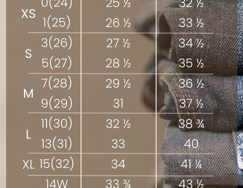 Size Chart Judy Blue