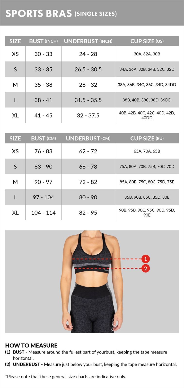 Size Charts Size Charts