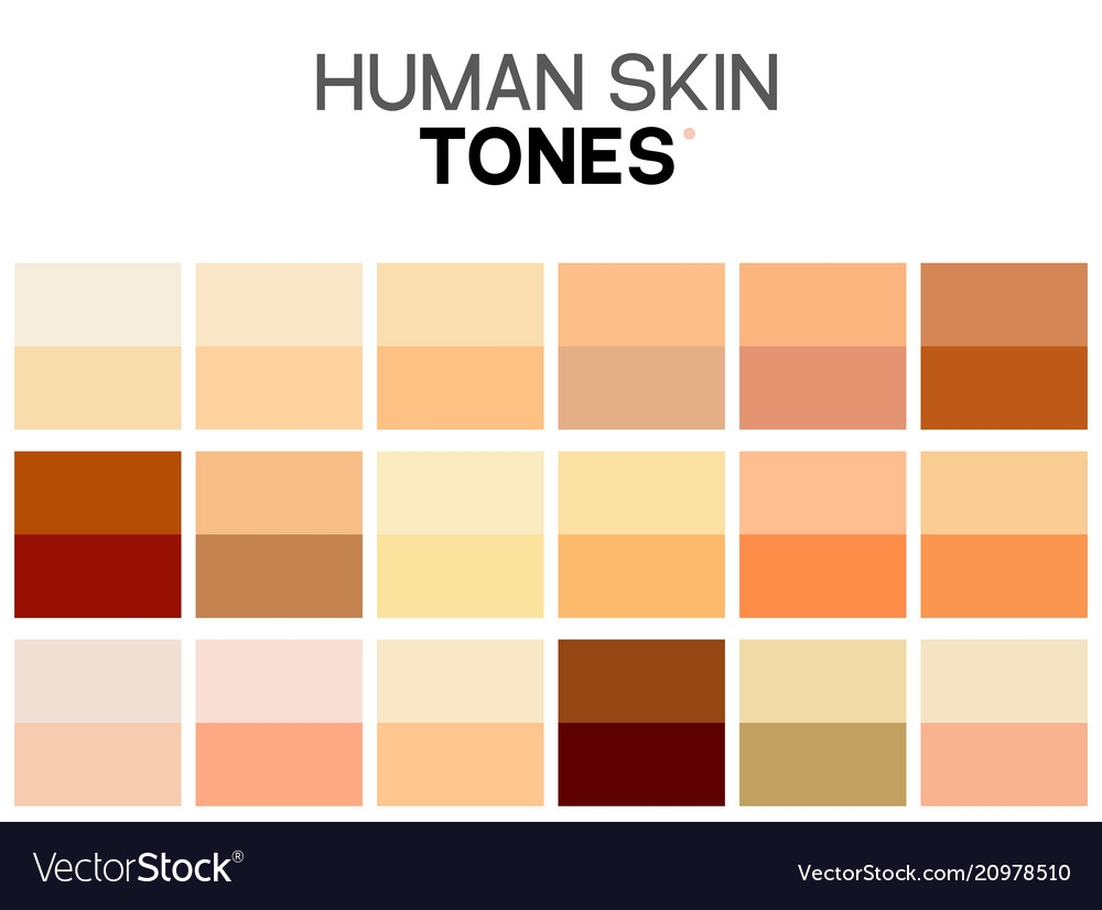 Skin Color Tone Chart