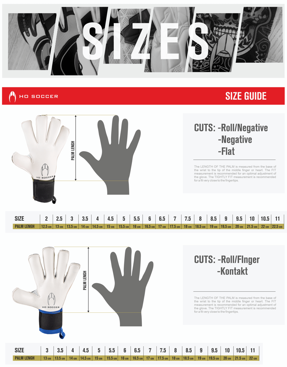 Soccer Gloves Size Chart Ho Soccer Download Printable PDF 