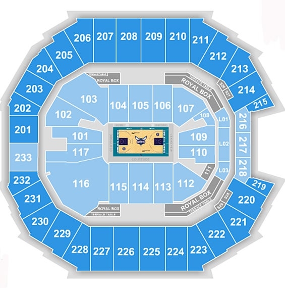 Spectrum Center Charlotte Seating Chart Wordacross