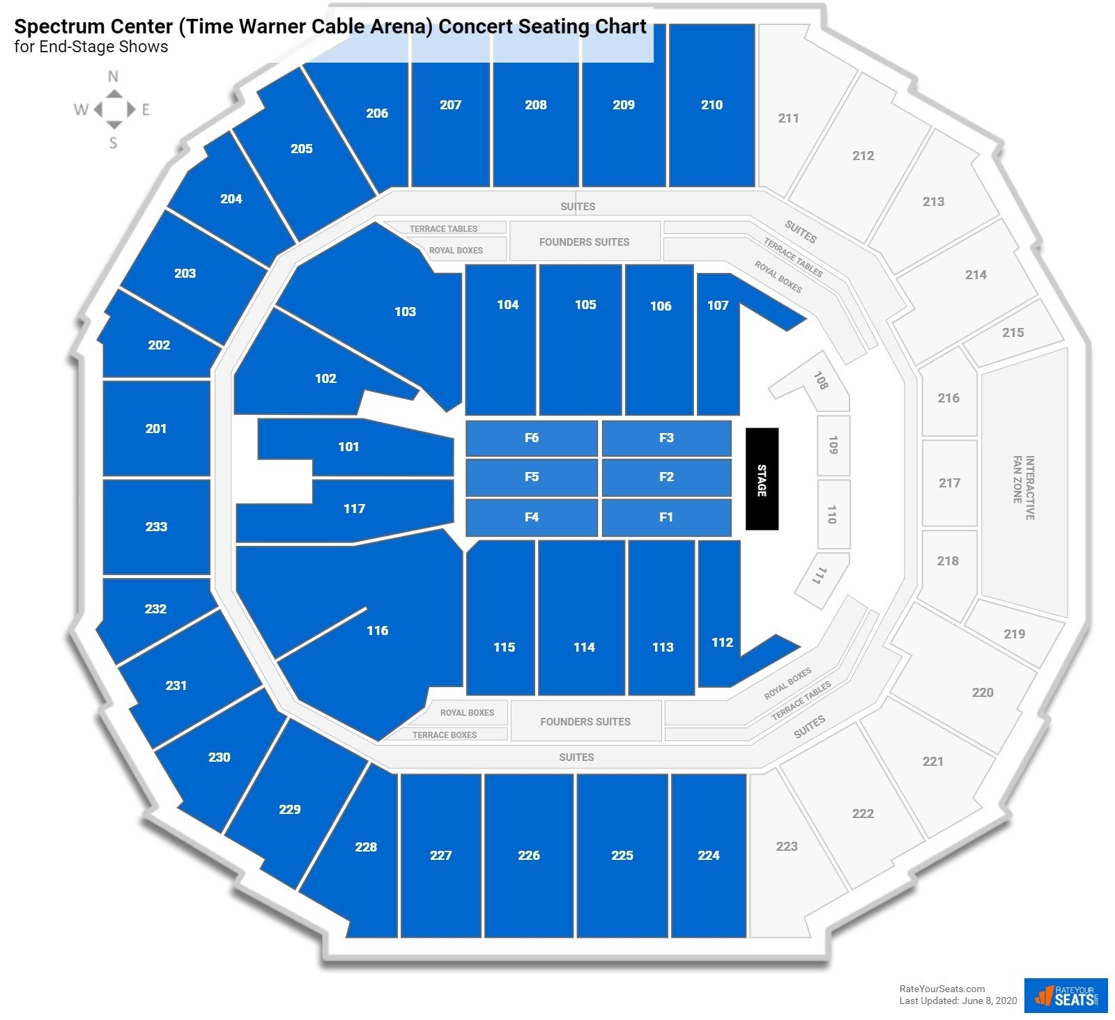 Spectrum Center Seating Charts For Concerts RateYourSeats