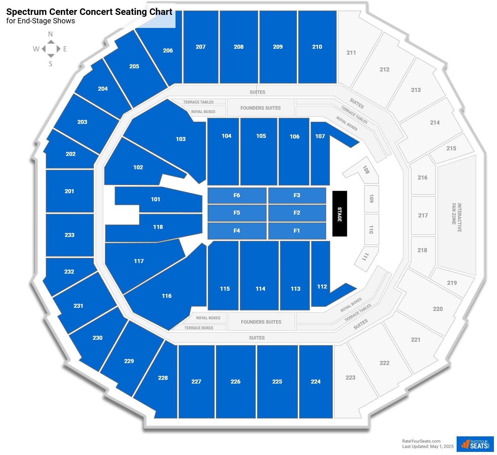 Spectrum Center Seating Charts RateYourSeats