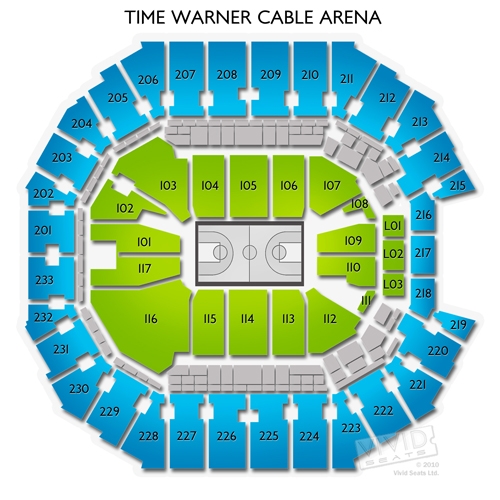 spectrum arena seating chart