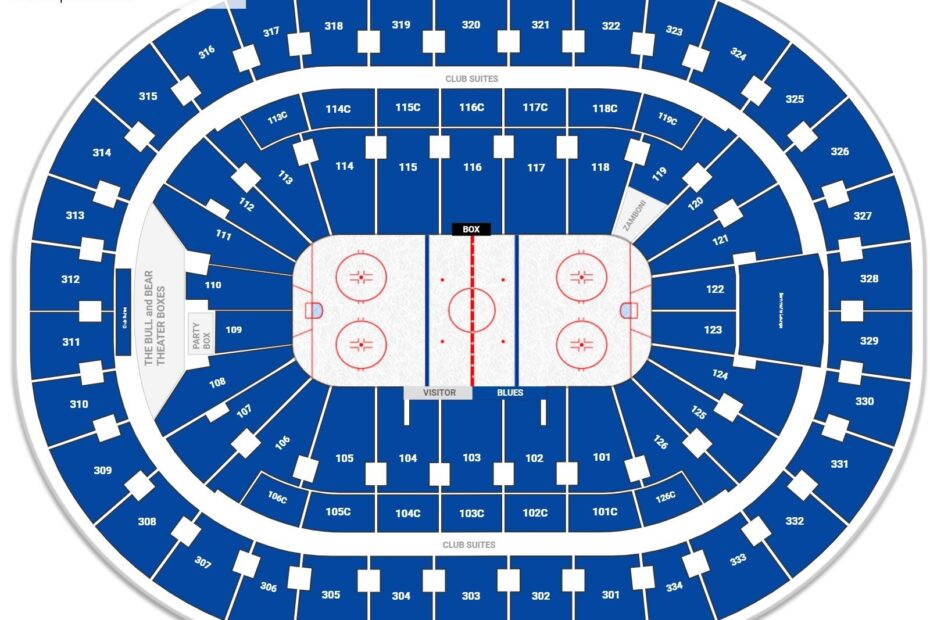 St Louis Blues Seating Charts At Enterprise Center RateYourSeats