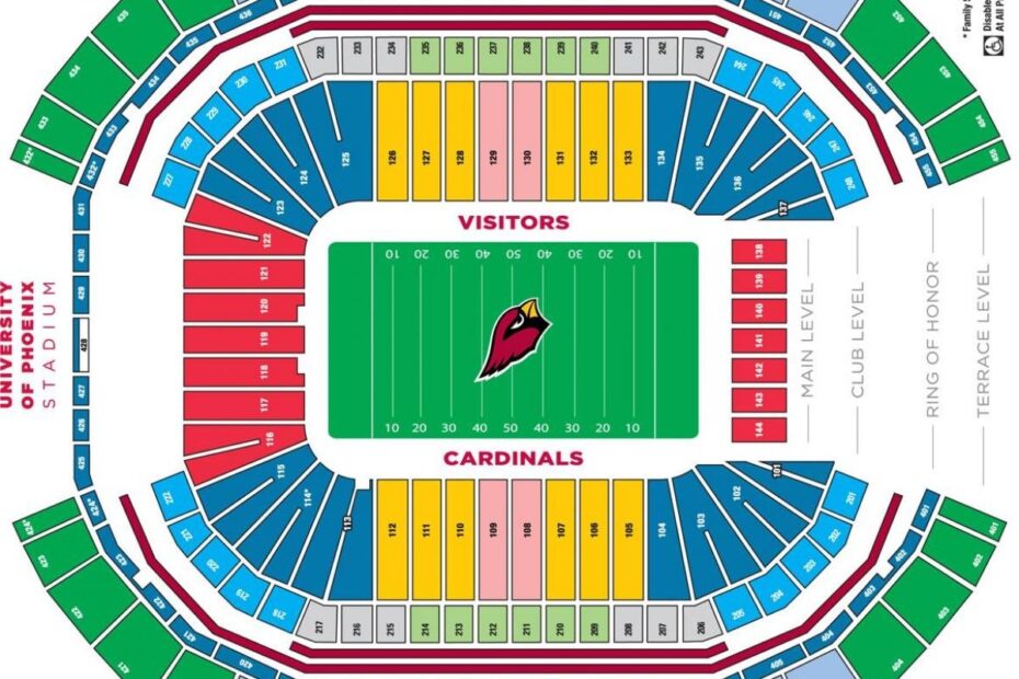 St Louis Cardinal Stadium Seating Map