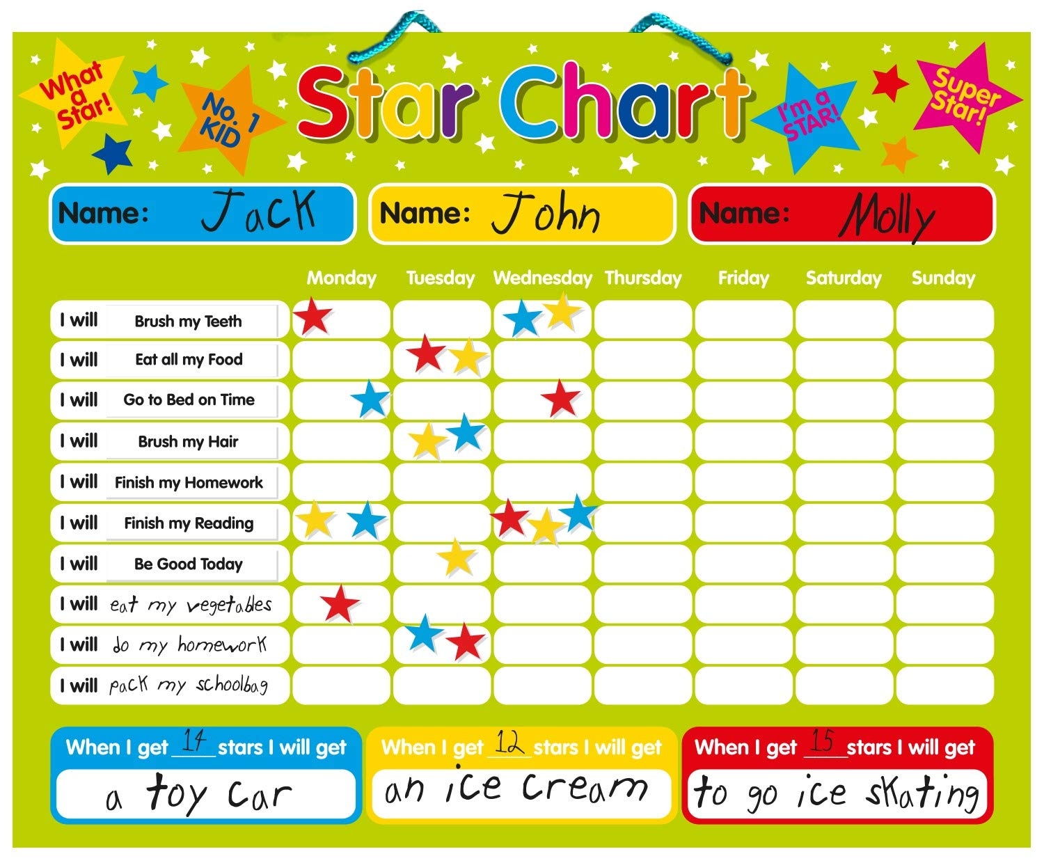 Star Charts For Behavior BehaviorChart