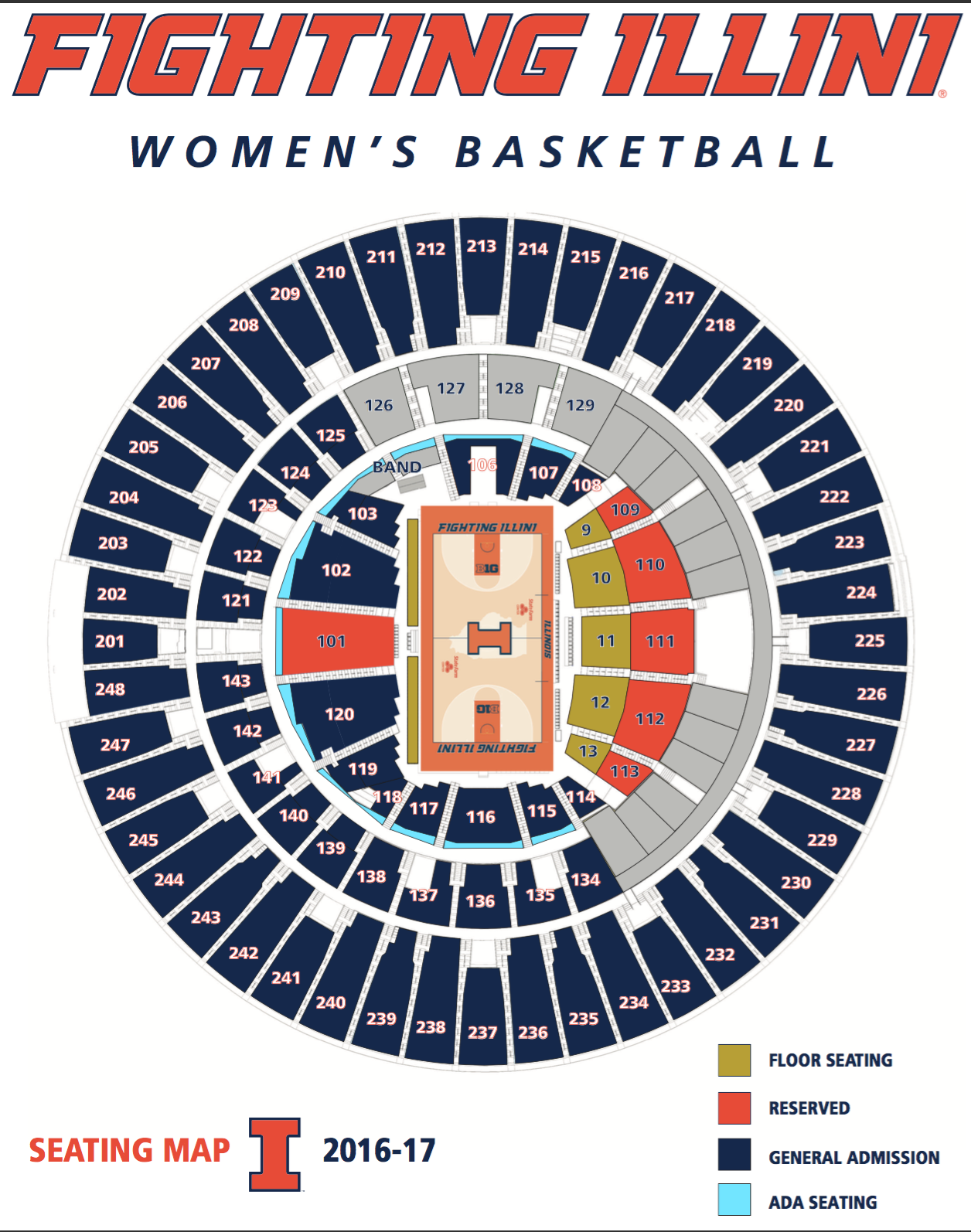 State Farm Center Seating Chart With Seat Numbers Portal posgradount 