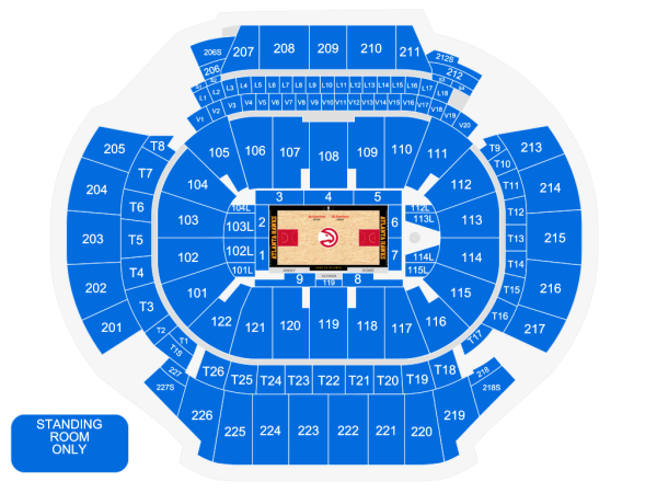 Step Inside State Farm Arena Home Of The Atlanta Hawks 