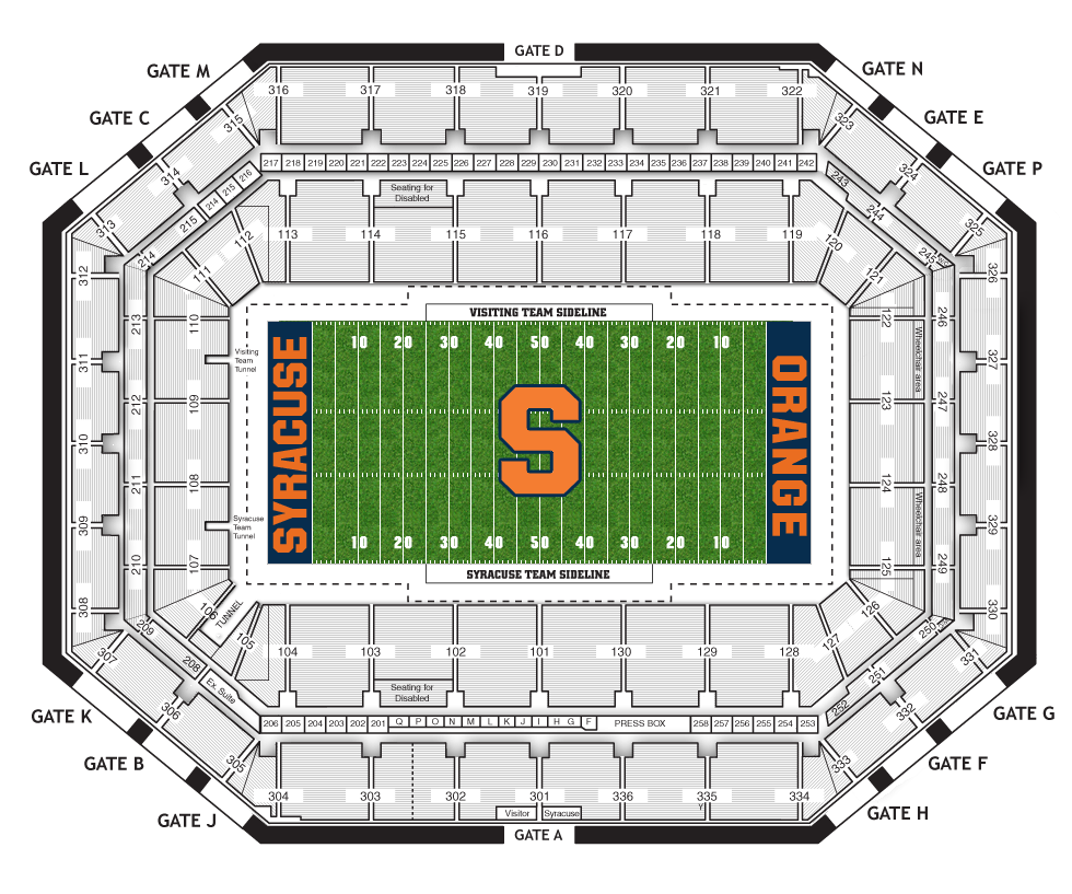 syracuse dome seating chart syracuse dome seating chart