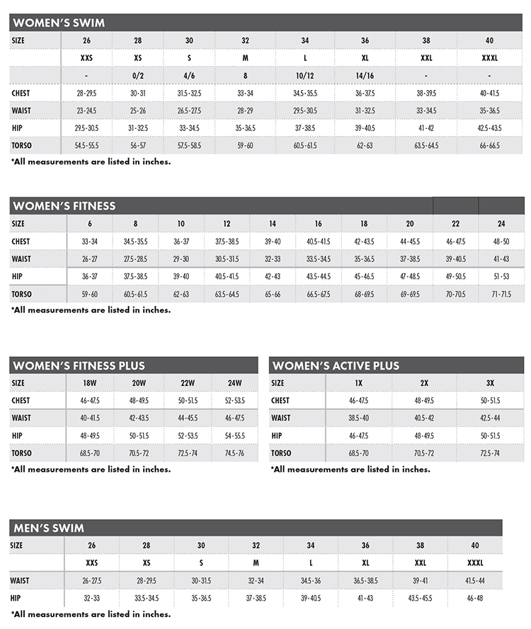 Swimsuit Sizing Chart Tyr At Lindsay Johnson Blog Swimsuit Sizing Chart Tyr At Lindsay Johnson Blog