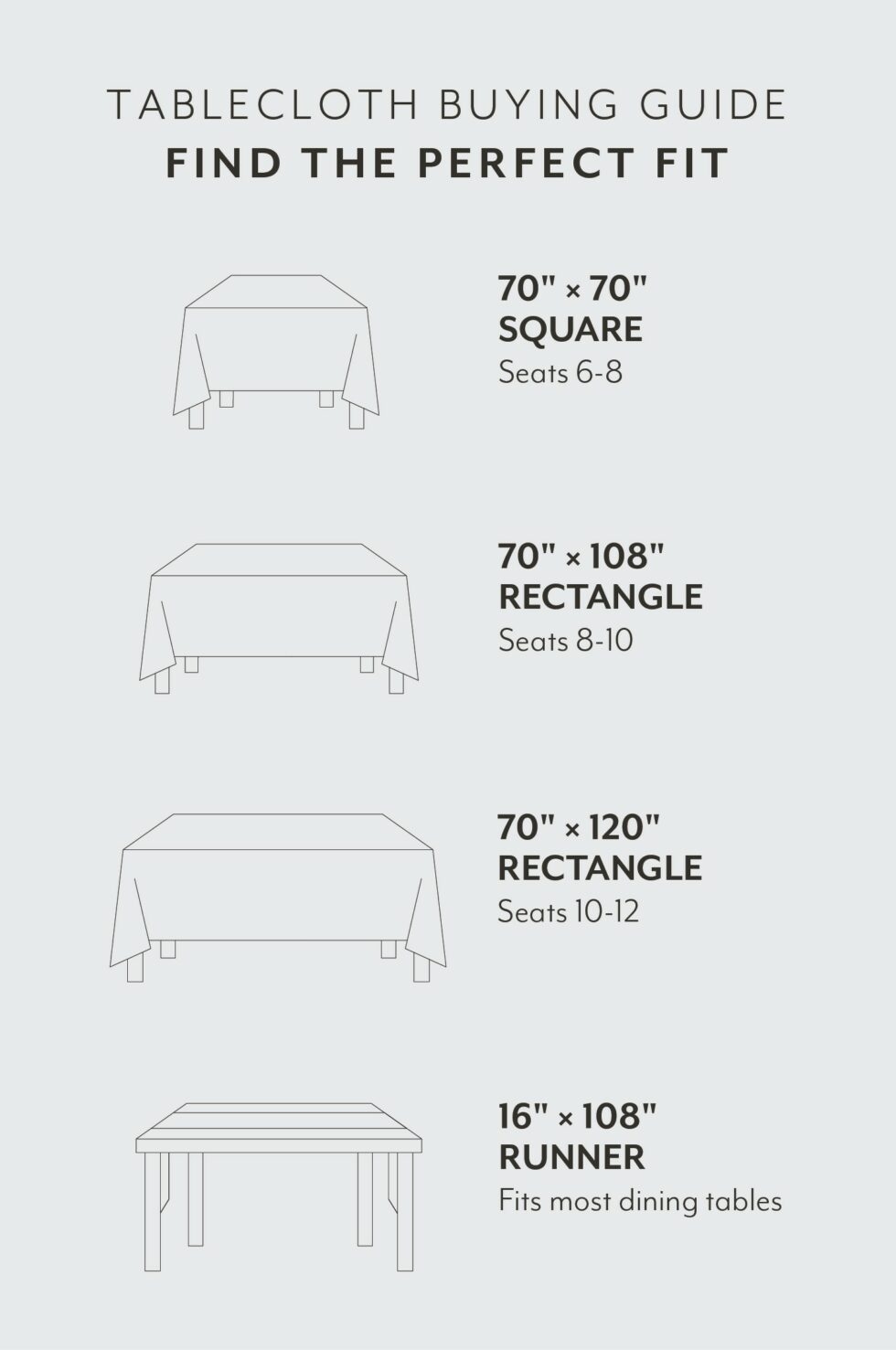 Tablecloth Size Guide Sur La Table Lid Ladle Tablecloth Size Guide Sur La Table Lid Ladle