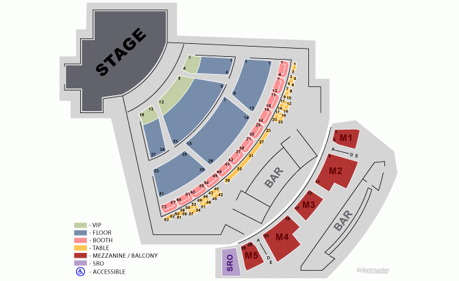 Talking Stick Amphitheater Seating Chart With Seat Numbers